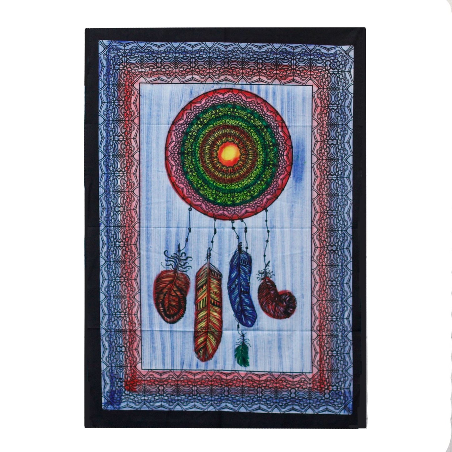 Handbrushed Cotton Wall Art - Dreamcatcher - Luna Panther
