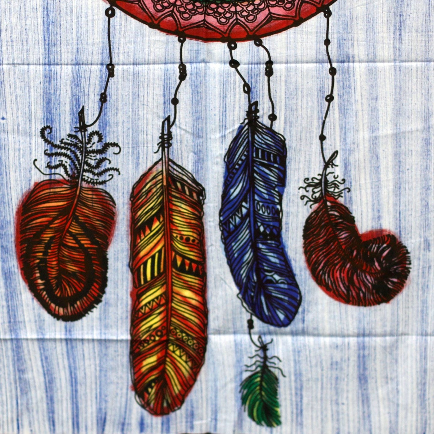 Handbrushed Cotton Wall Art - Dreamcatcher - Luna Panther