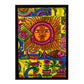 Handbrushed Cotton Wall Art - Sun - Luna Panther