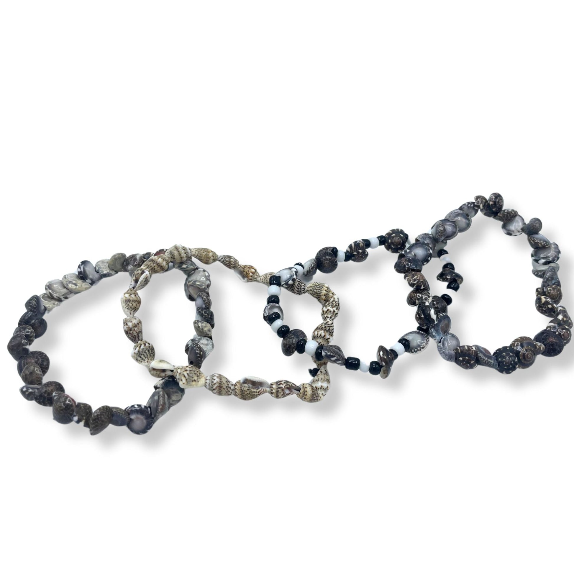 Handmade Friendship Bracelets - Tiny Besti Beach Shells (asst) - Luna Panther