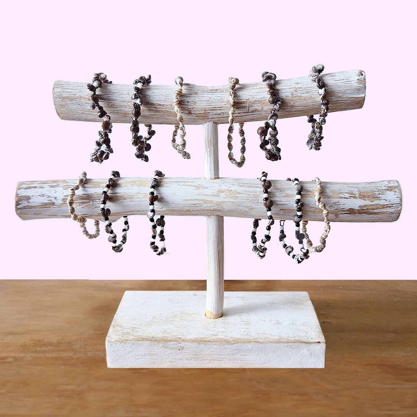 Handmade Friendship Bracelets - Tiny Besti Beach Shells (asst) - Luna Panther