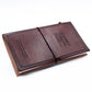 Handmade Leather Journal - Our Family Adventure Book - Brown (80 pages) - Luna Panther