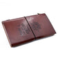 Handmade Leather Journal - Travel the World - Brown (80 pages) - Luna Panther
