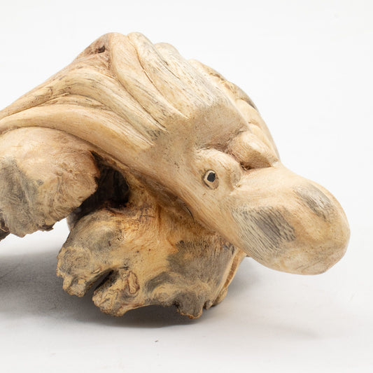 Handmade Parasite Wood Art Carving – Ocean Guarding Octopus — sculptures & statues, image 2 of 5. alternate view