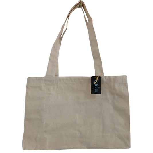 Polished Handy Bag - Natural Cotton featuring natural patterning and unique variations - Luna Panther