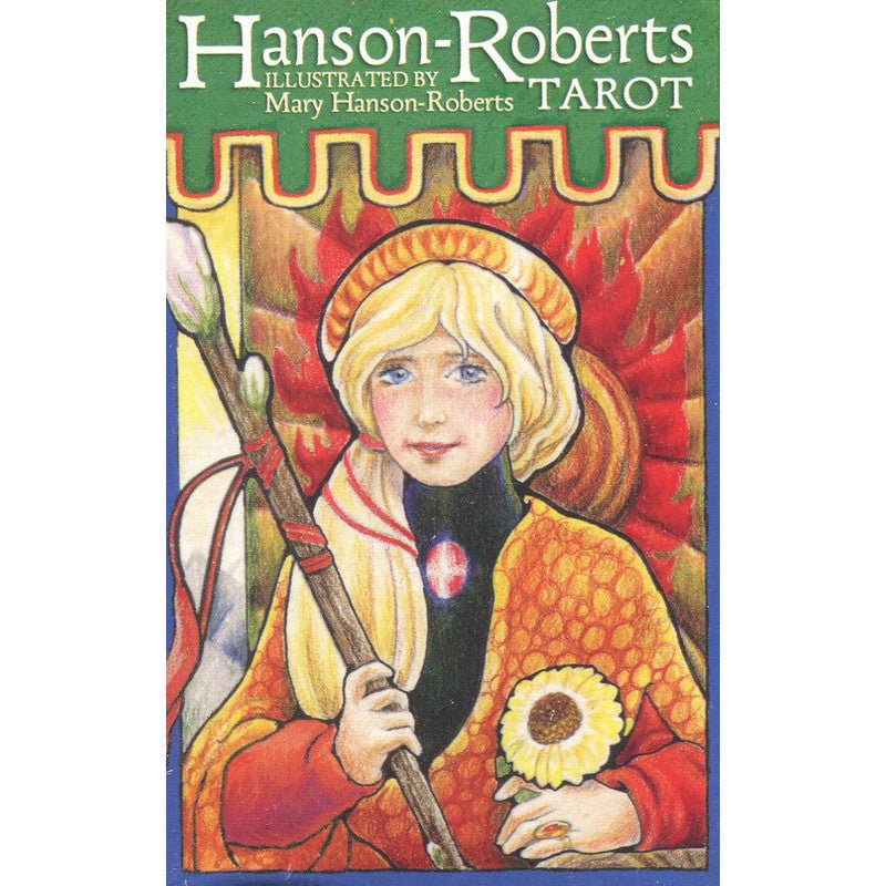 Polished Hanson-Roberts Tarot Cards featuring natural patterning and unique variations - Luna Panther