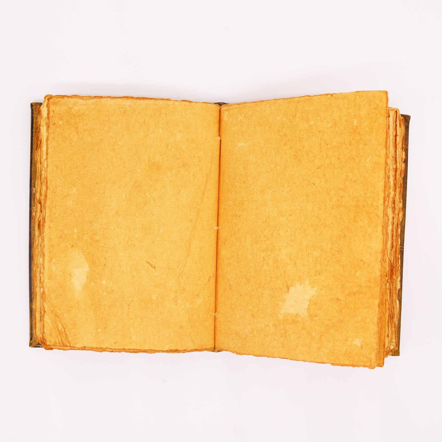 Heafty Coffee Tan Book - Zinc Owl Decor - 200 Deckle Edges Pages - 26x18cm - Luna Panther