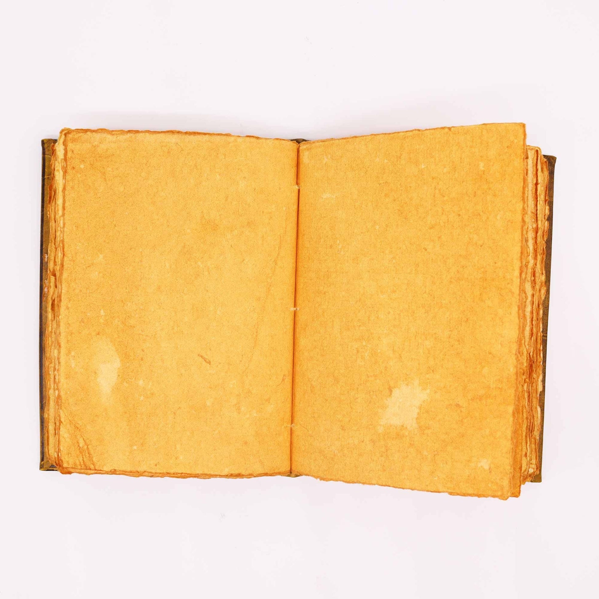 Heafty Coffee Tan Book - Zinc Owl Decor - 200 Deckle Edges Pages - 26x18cm - Luna Panther