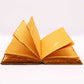 Heafty Coffee Tan Book - Zinc Owl Decor - 200 Deckle Edges Pages - 26x18cm - Luna Panther
