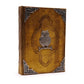 Heafty Coffee Tan Book - Zinc Owl Decor - 200 Deckle Edges Pages - 26x18cm - Luna Panther