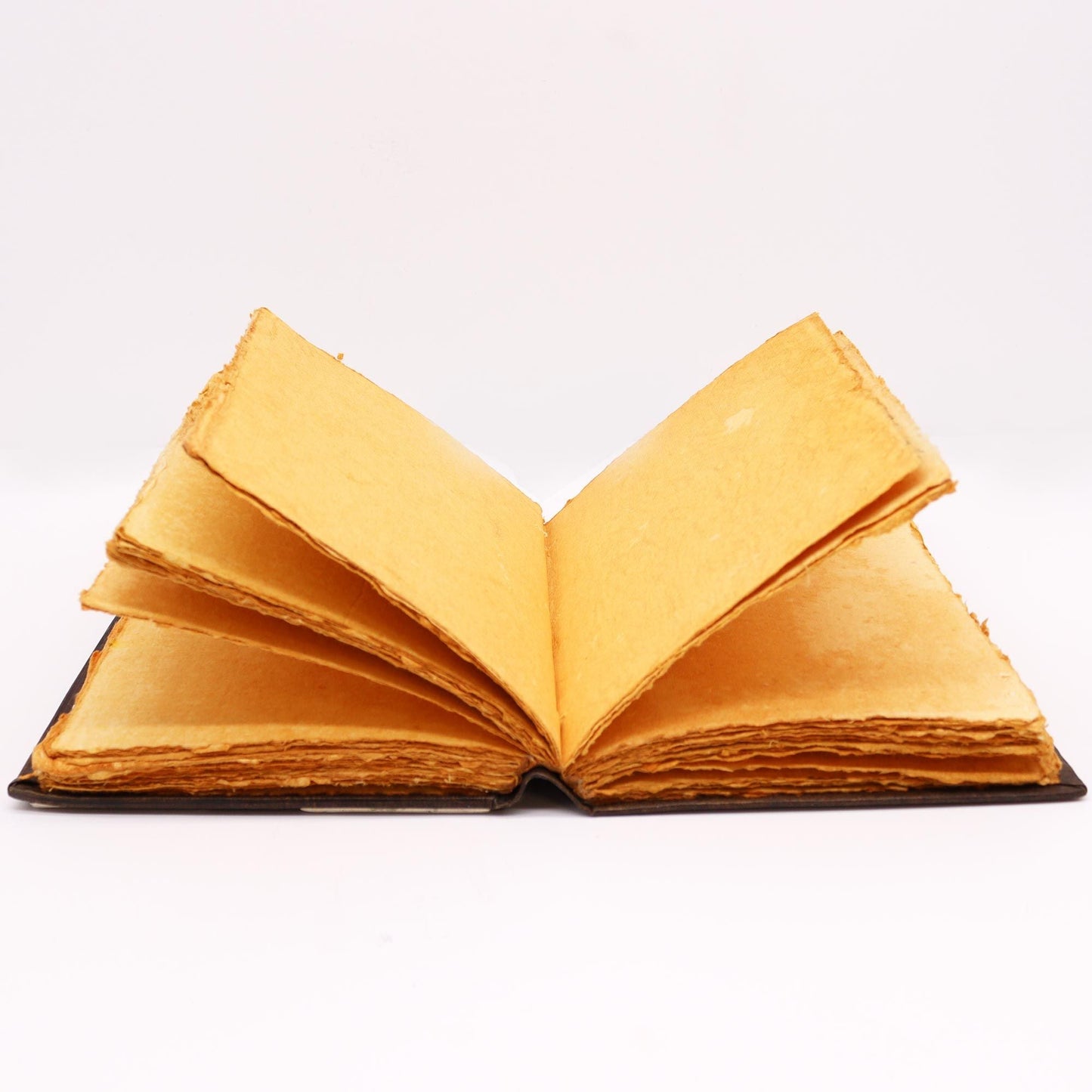 Heafty Red Tan Book - Zinc Rose Decor - 200 Deckle Edges Pages - 26x18cm - Luna Panther