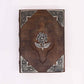 Heafty Red Tan Book - Zinc Rose Decor - 200 Deckle Edges Pages - 26x18cm - Luna Panther