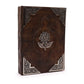 Heafty Red Tan Book - Zinc Rose Decor - 200 Deckle Edges Pages - 26x18cm - Luna Panther