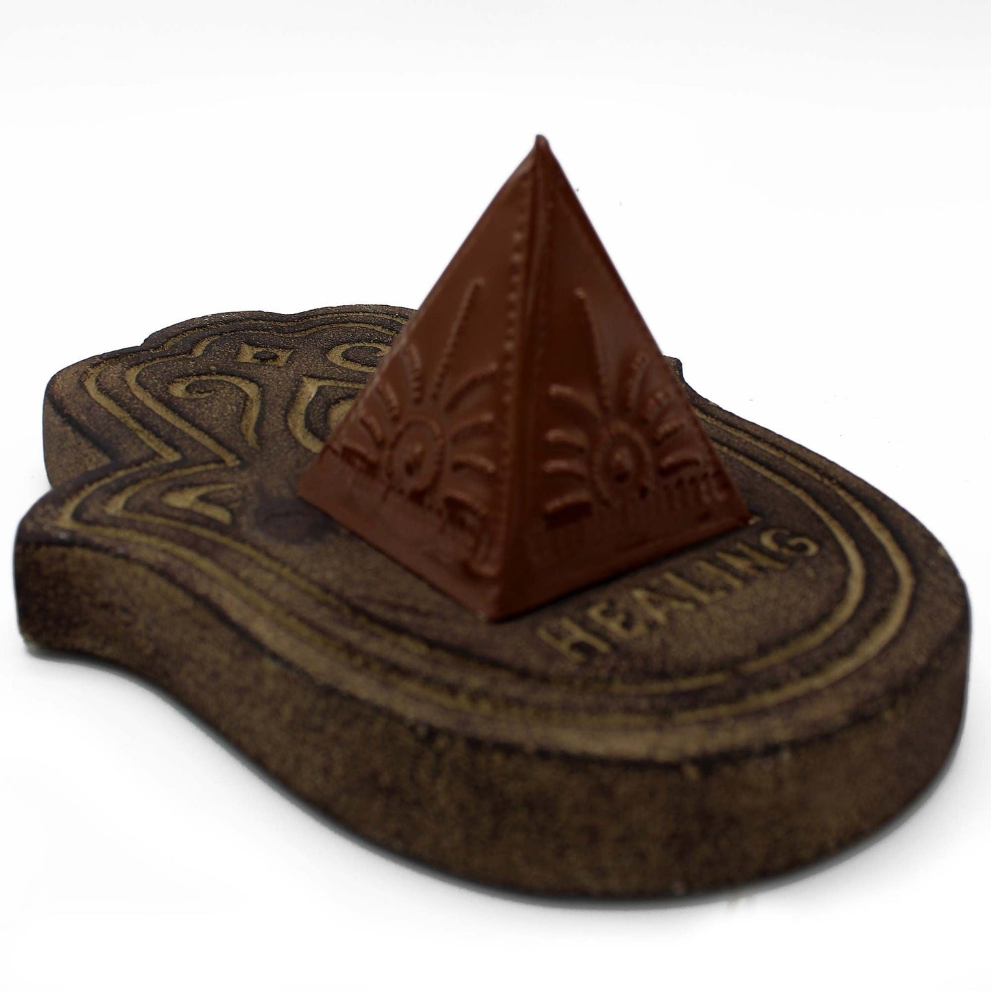 Healing Incense Plate - Antique Stone Effect - Luna Panther