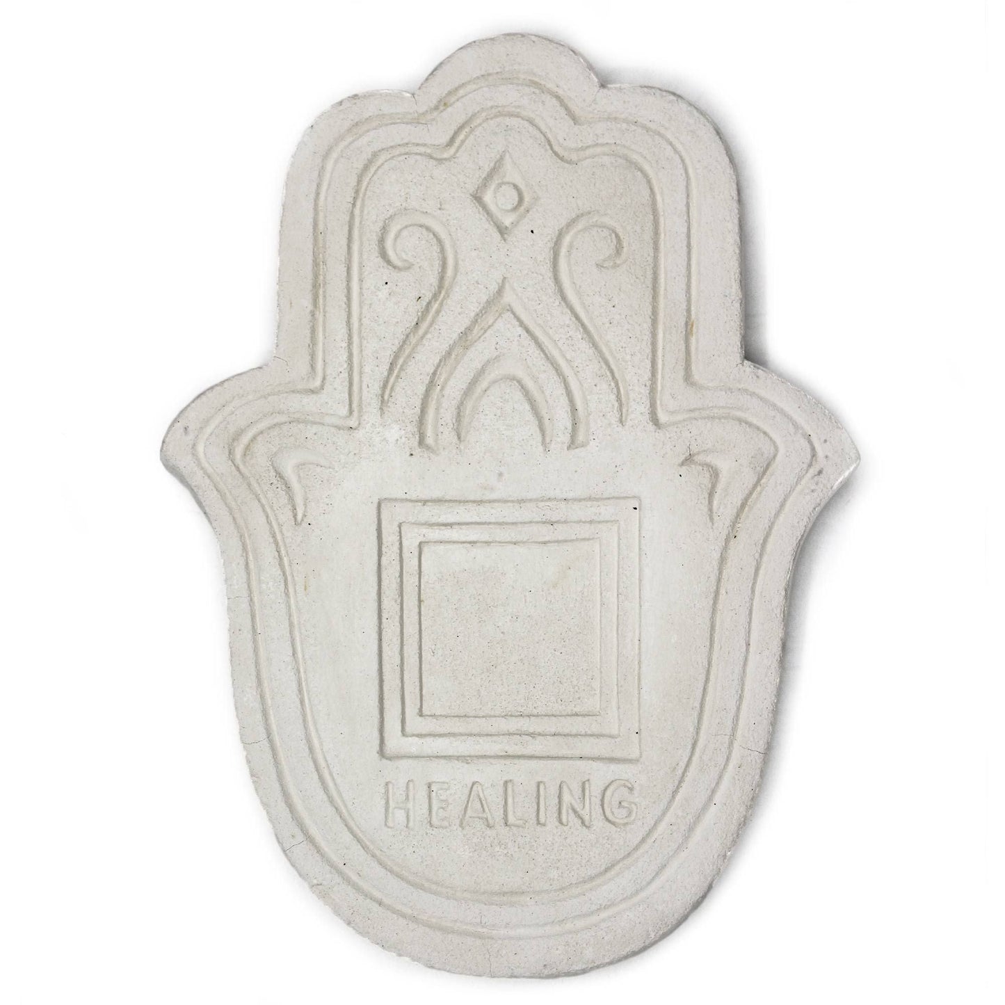 Healing Incense Plate - White Stone Effect - Luna Panther