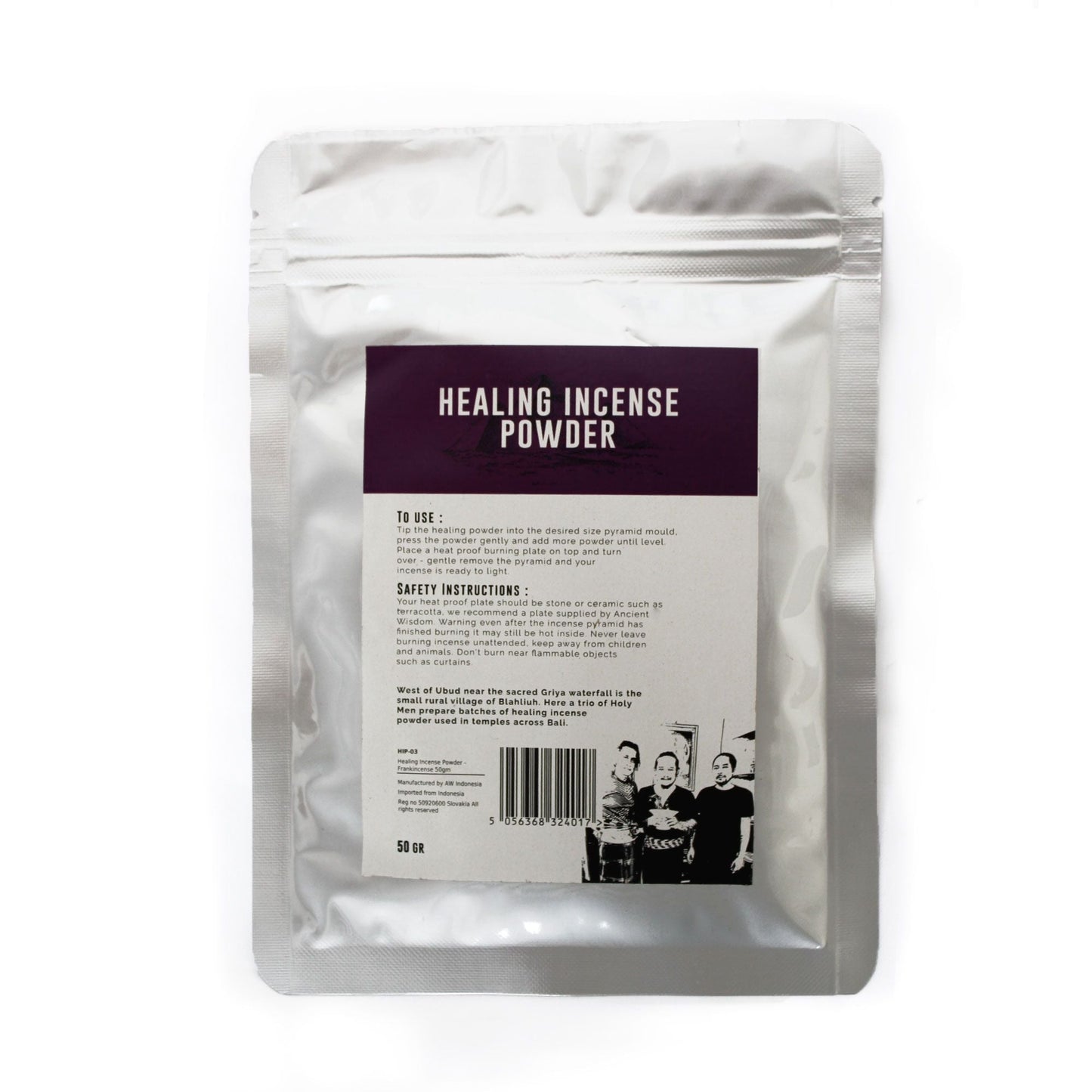 Healing Incense Powder - Frankincense 50gm - Luna Panther