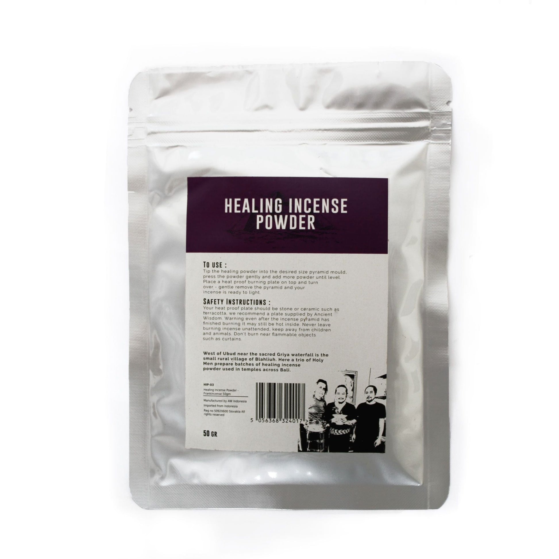 Healing Incense Powder - Frankincense 50gm - Luna Panther