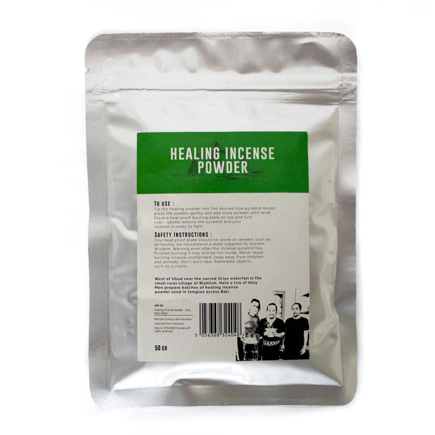 Healing Incense Powder - Holy Basil 50gm - Luna Panther