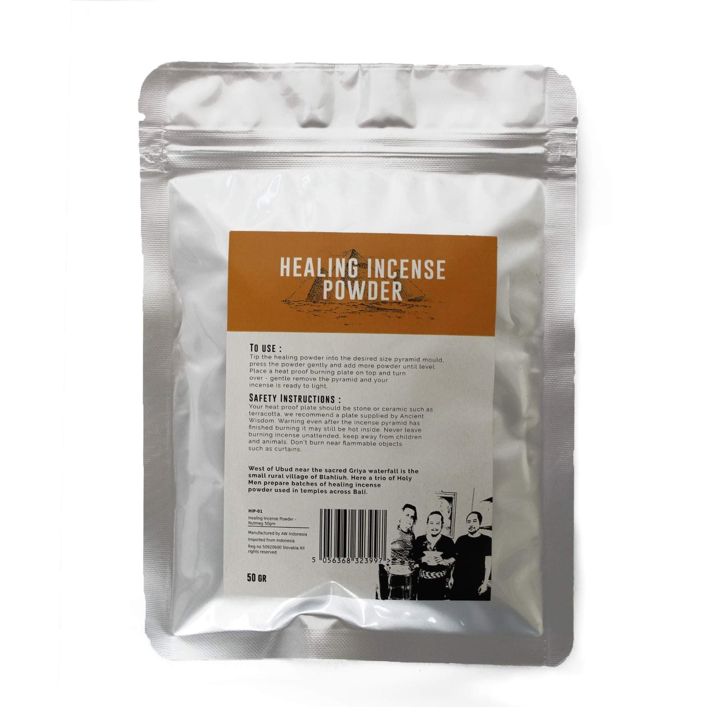 Healing Incense Powder - Nutmeg 50gm - Luna Panther