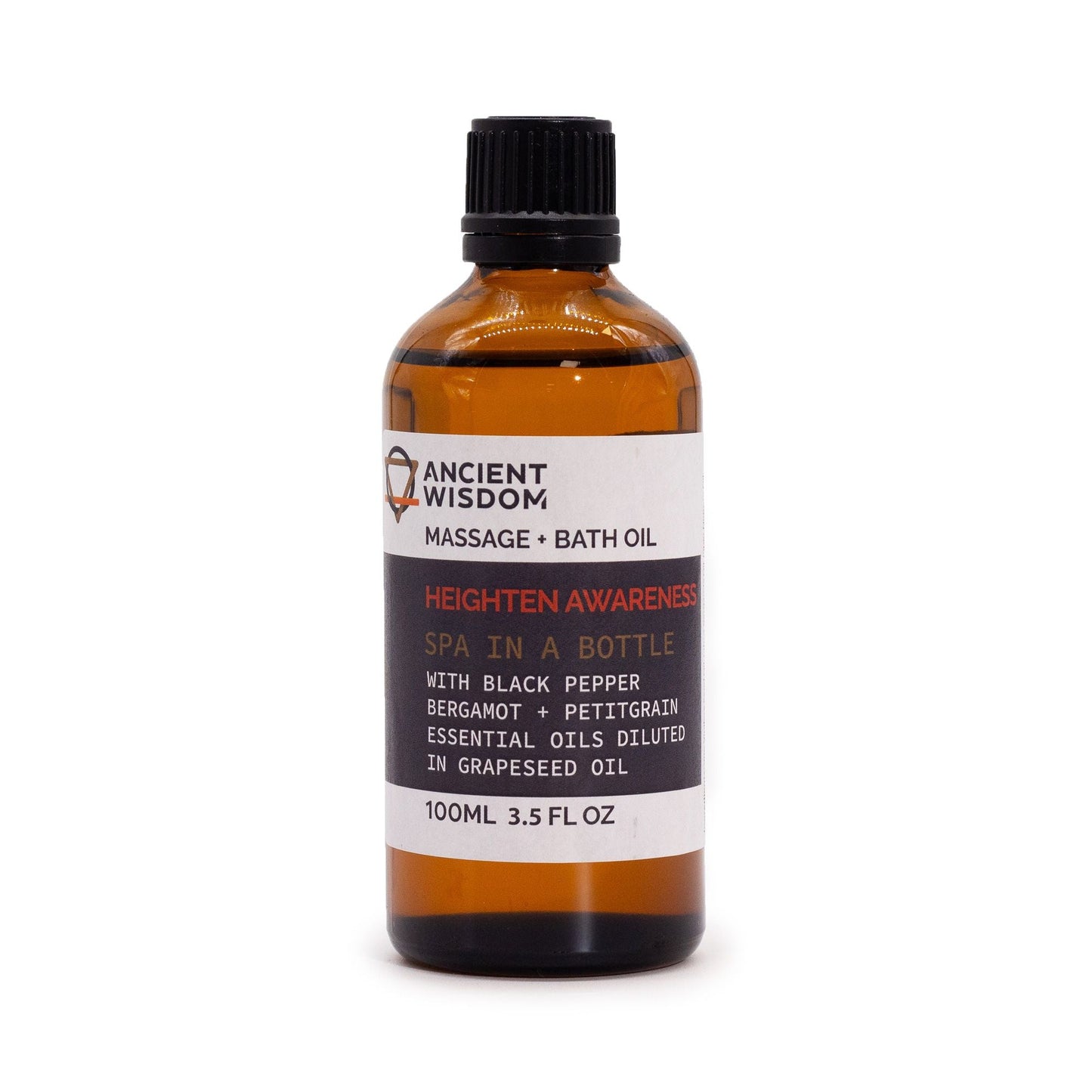 Heighten Awareness Massage Oil - 100ml - Luna Panther