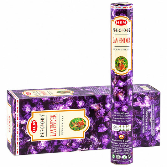 HEM Hexagonal Incense – Precious Lavender - Luna Panther