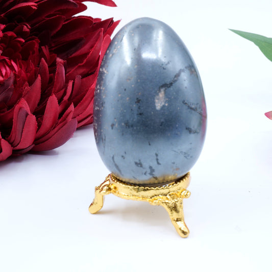 Hematite Egg 308g - Luna Panther