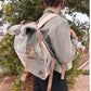 Hemp Trekking Rolling Backpack - Sage - Luna Panther