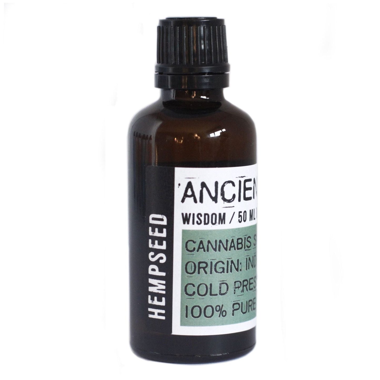 Polished Hempseed Oil - 50ml featuring natural patterning and unique variations - Luna Panther