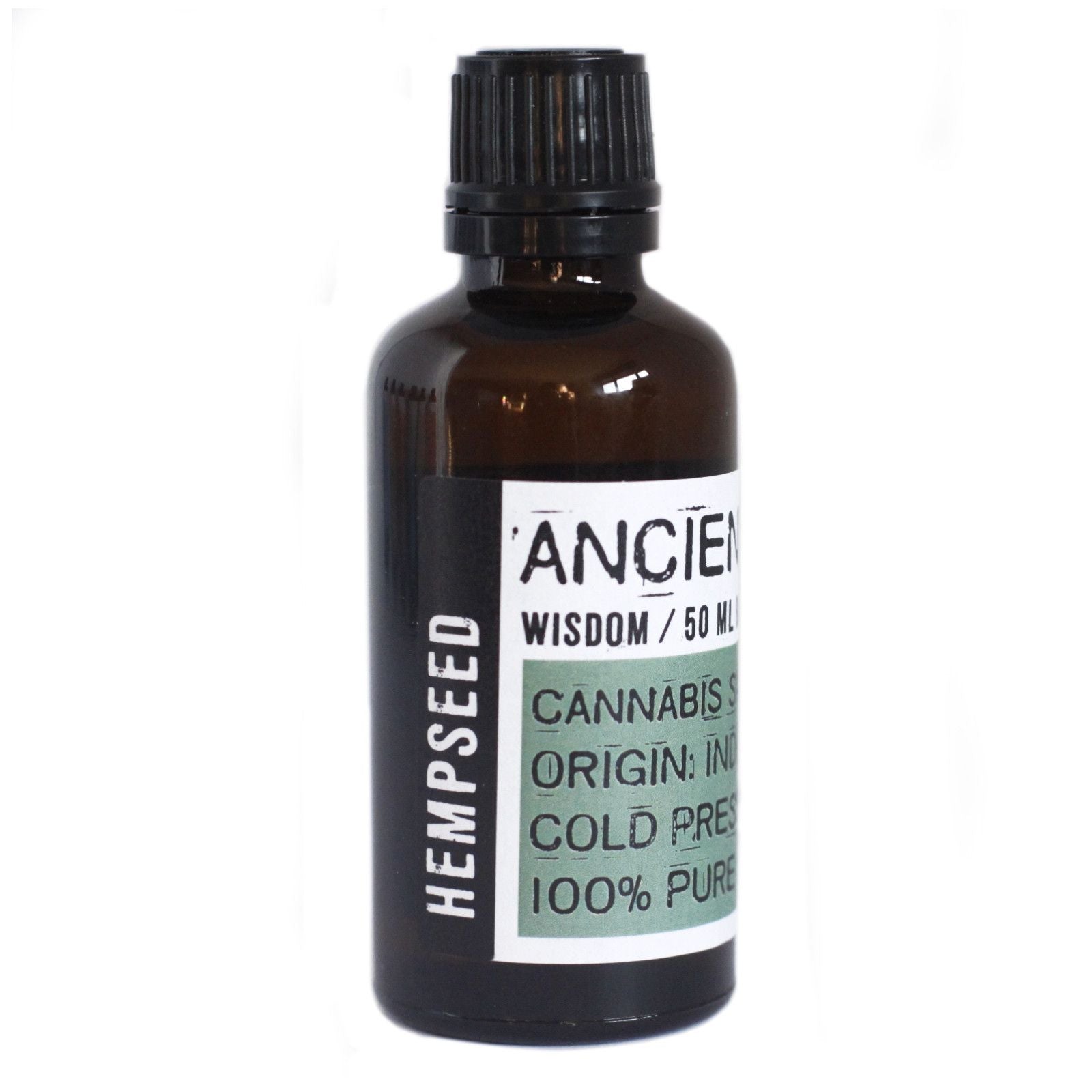 Polished Hempseed Oil - 50ml featuring natural patterning and unique variations - Luna Panther