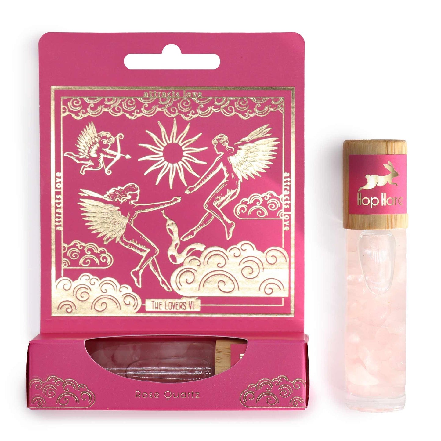 Hop Hare The Lovers Essential Oil Gemstone Roll On at Luna Panther