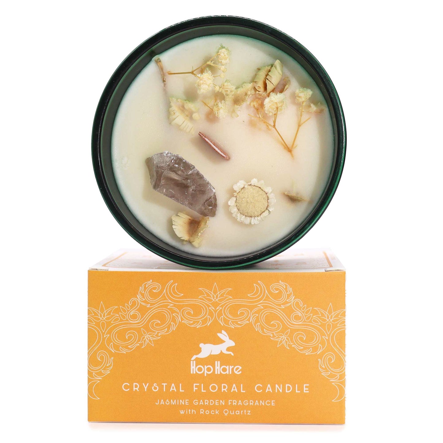 Hop Hare Crystal Magic Flower Candle - The Lion detail view 6 at Luna Panther