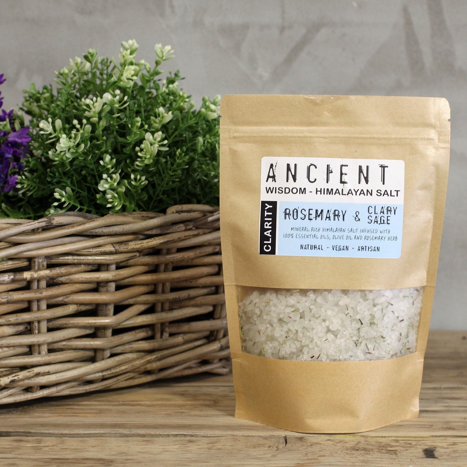 Himalayan Bath Salt Blend 500g - Clarity detail view 2 at Luna Panther