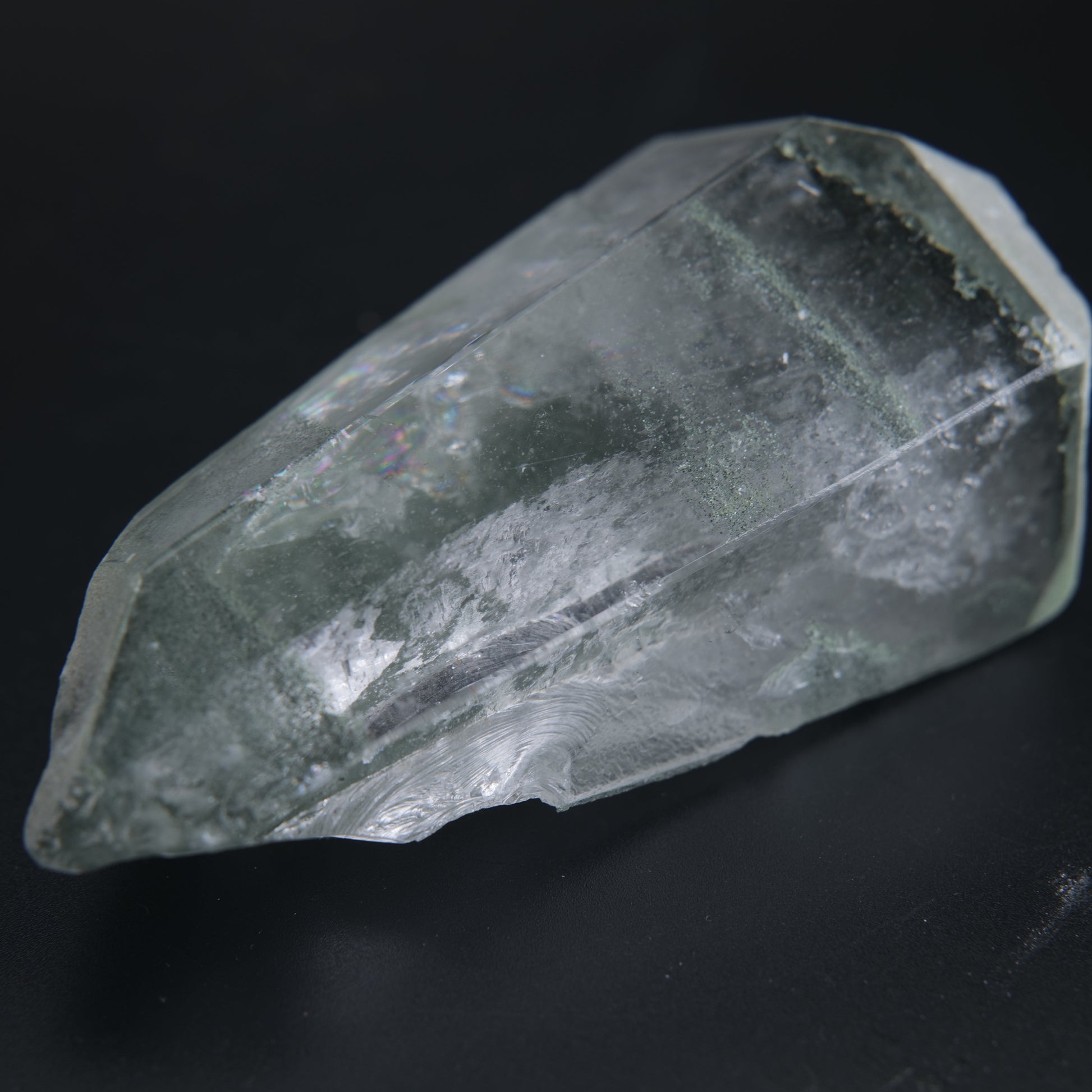 Himalayan Clear Quartz With Chlorite Inclusions 133g - Luna Panther