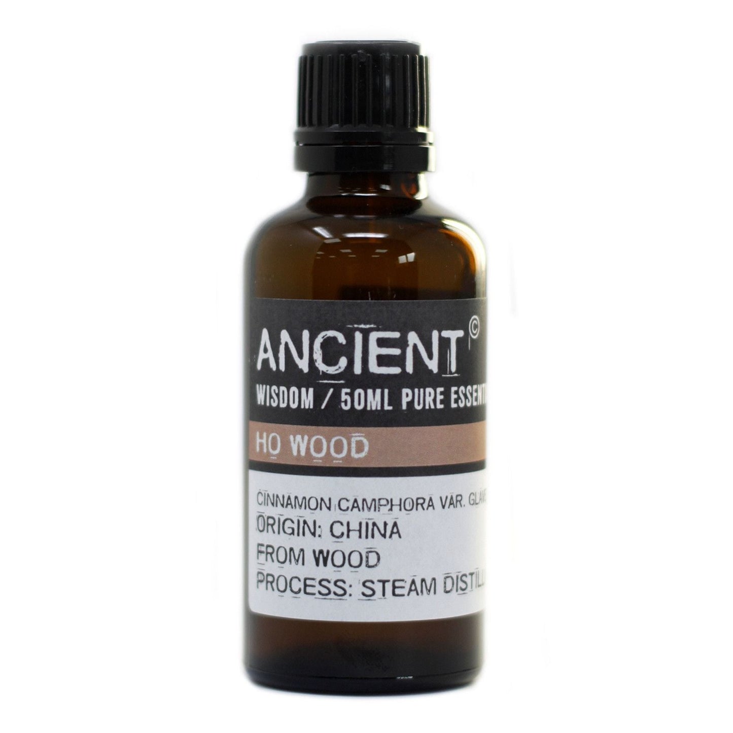 Polished Ho Wood 50ml featuring natural patterning and unique variations - Luna Panther
