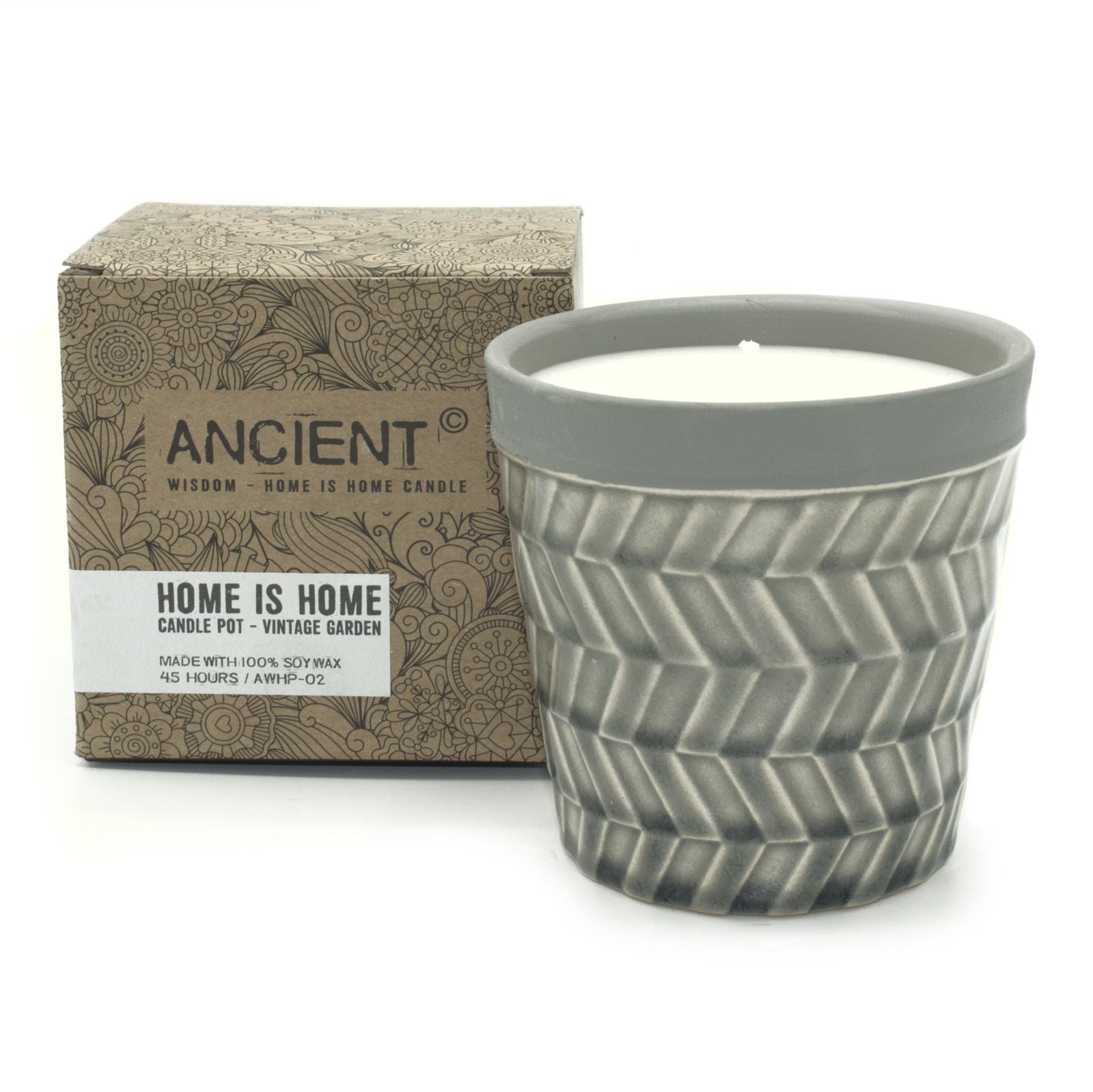Home is Home Candle Pots - Vintage Garden - Luna Panther