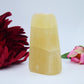 Honey Calcite Freeform — 311 g - Luna Panther
