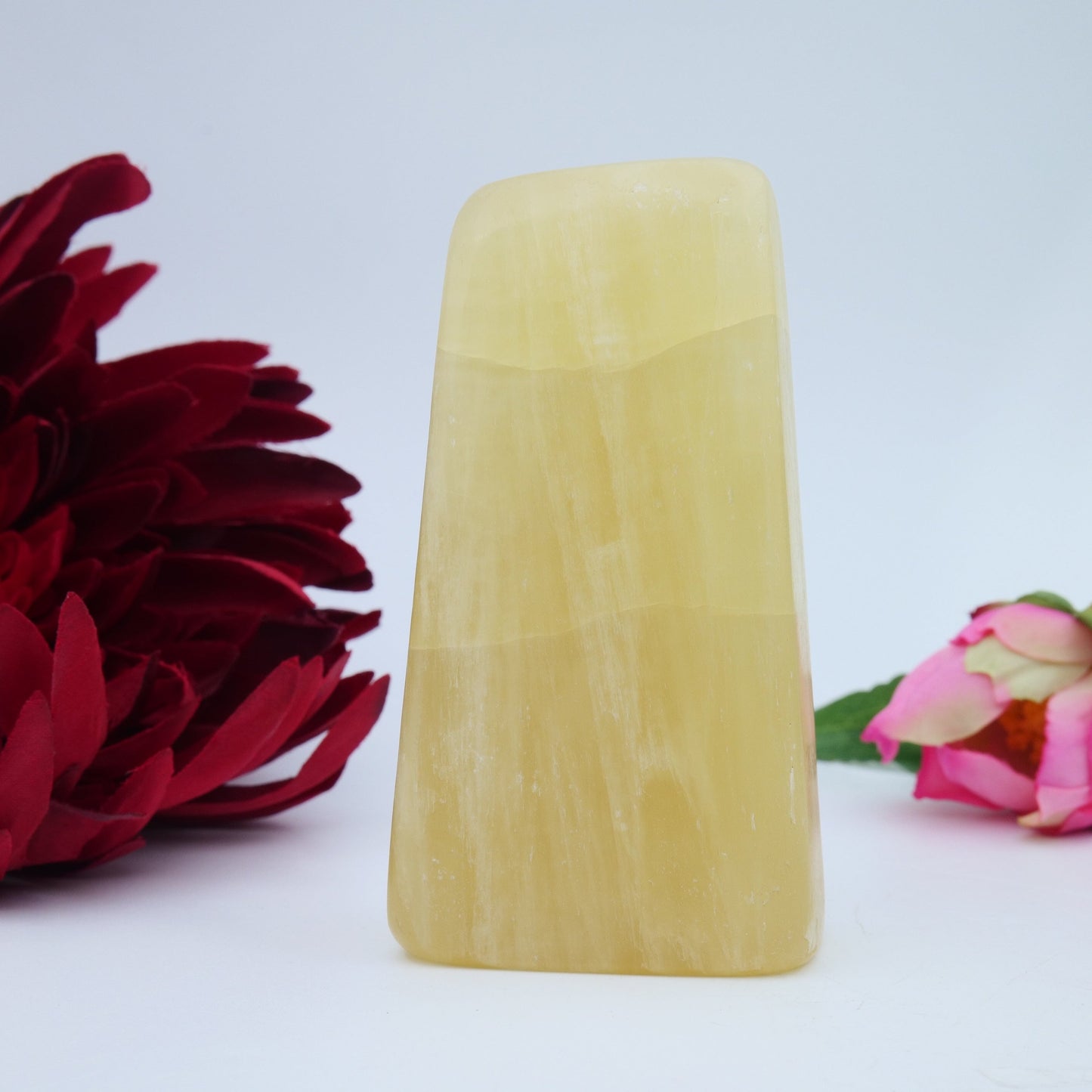 Honey Calcite Freeform — 311 g - Luna Panther