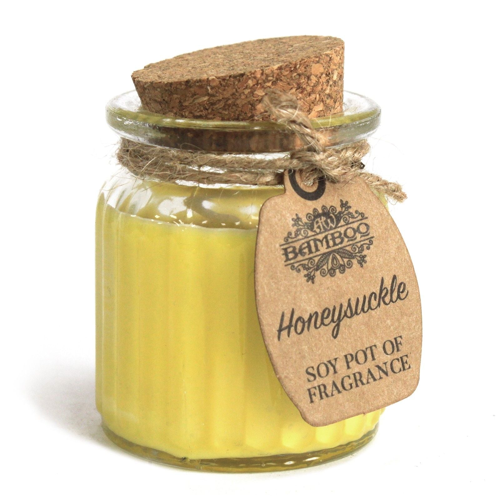 Honeysuckle Soy Pot of Fragrance Candles - Luna Panther