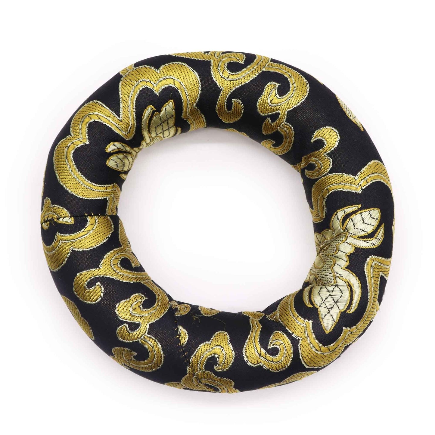 Polished Hoop Cushion 12cm for 14-16cm Singing Bowl) - Assorted Colours featuring natural patterning and unique variations - Luna Panther