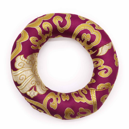 Polished Hoop Cushion 14cm (for 16-18cm Singing Bowl) - Assorted Colours featuring natural patterning and unique variations - Luna Panther