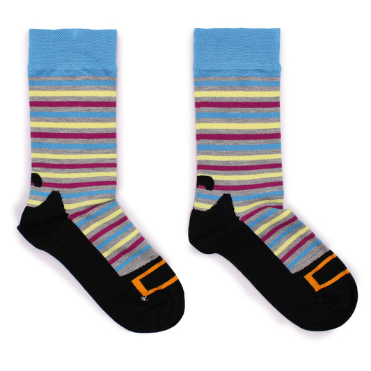 Polished Hop Hare Bamboo Socks - Hocus Pocus S/M featuring natural patterning and unique variations - Luna Panther