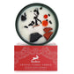 Polished Hop Hare Crystal Magic Flower Candle - The Devil featuring natural patterning and unique variations - Luna Panther