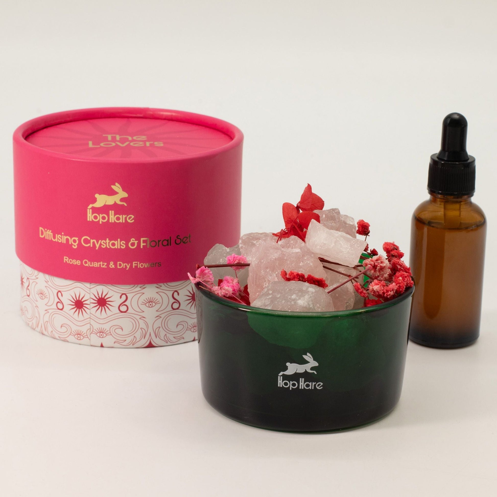 Hop Hare Diffusing Crystals & Floral Set - The Lovers - Luna Panther
