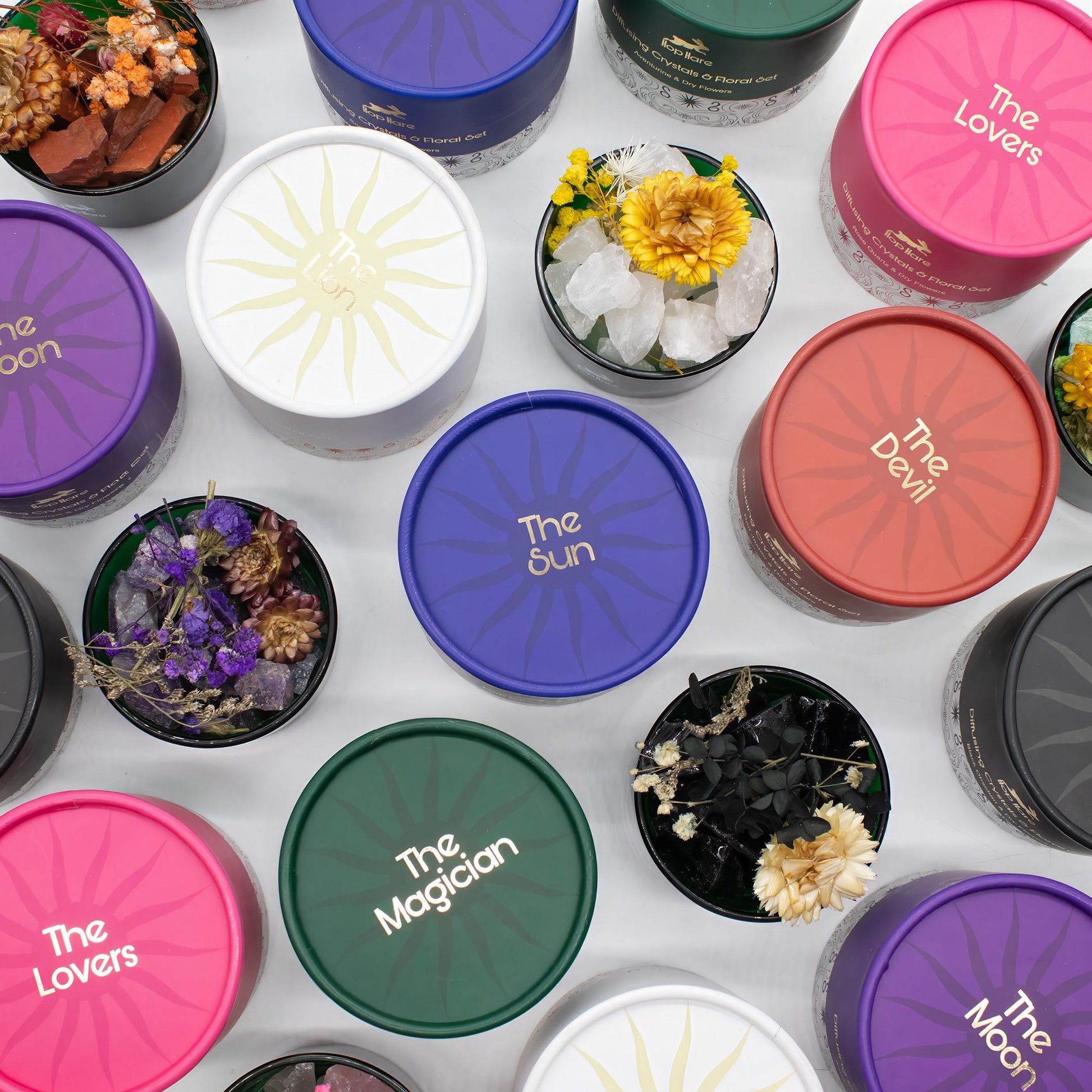 Hop Hare Diffusing Crystals & Floral Set - The Sun - Luna Panther