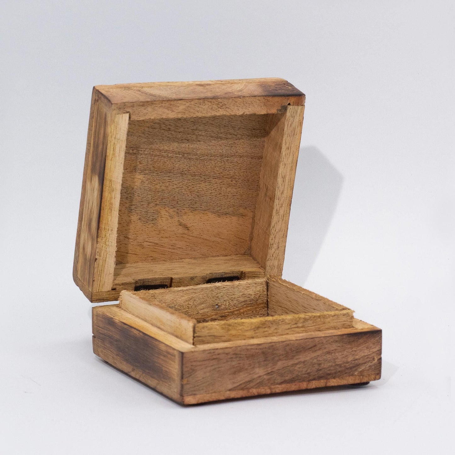 Hop Hare Medium Enameled Square Box - The Sun - Luna Panther