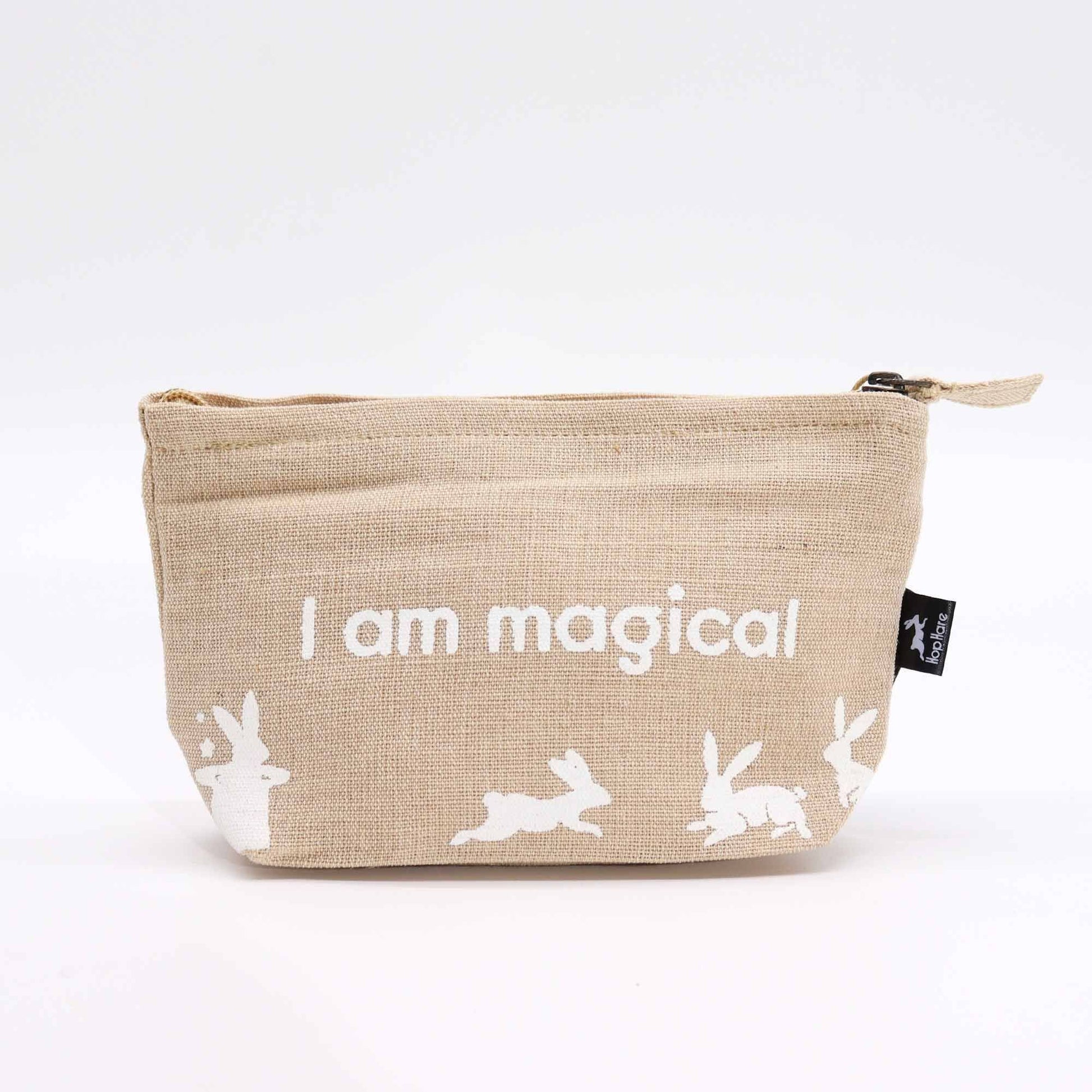 Polished Hop Hare Pouch - I am Magical featuring natural patterning and unique variations - Luna Panther