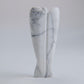 Howlite Angel Carving 58g 75mm - Luna Panther