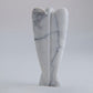 Howlite Angel Carving 58g 75mm - Luna Panther