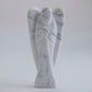 Howlite Angel Carving 58g 75mm - Luna Panther
