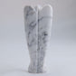 Howlite Angel Carving 58g 80mm - Luna Panther